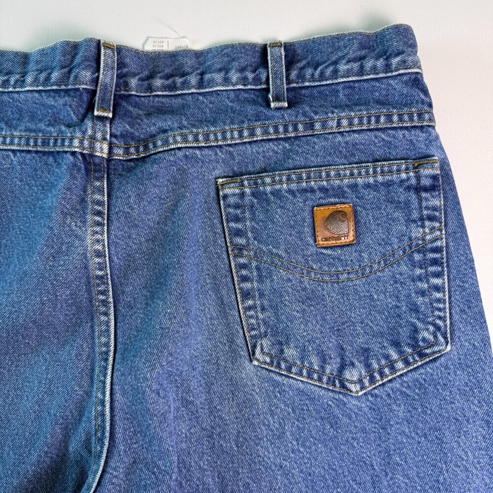 Carhartt B17DST Vintage Relaxed Fit Tapered Leg Men's Jeans 40x30 Dark Stonewash - Picture 13 of 16